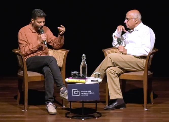 Subroto Bagchi had a talk at the Bangalore International Centre